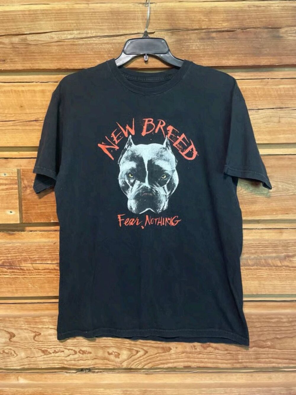 Rook New Breed Fear Nothing Pitbull Graphic T-Shirt